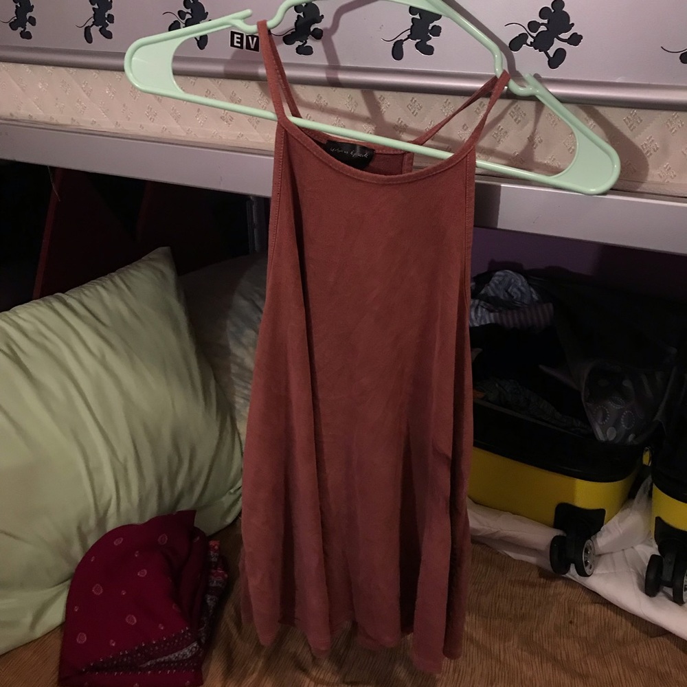Pink halter top